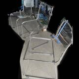 Transparent Plexiglas Chairs