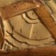 Miroir biseauté trapèze art déco 1920 88x67