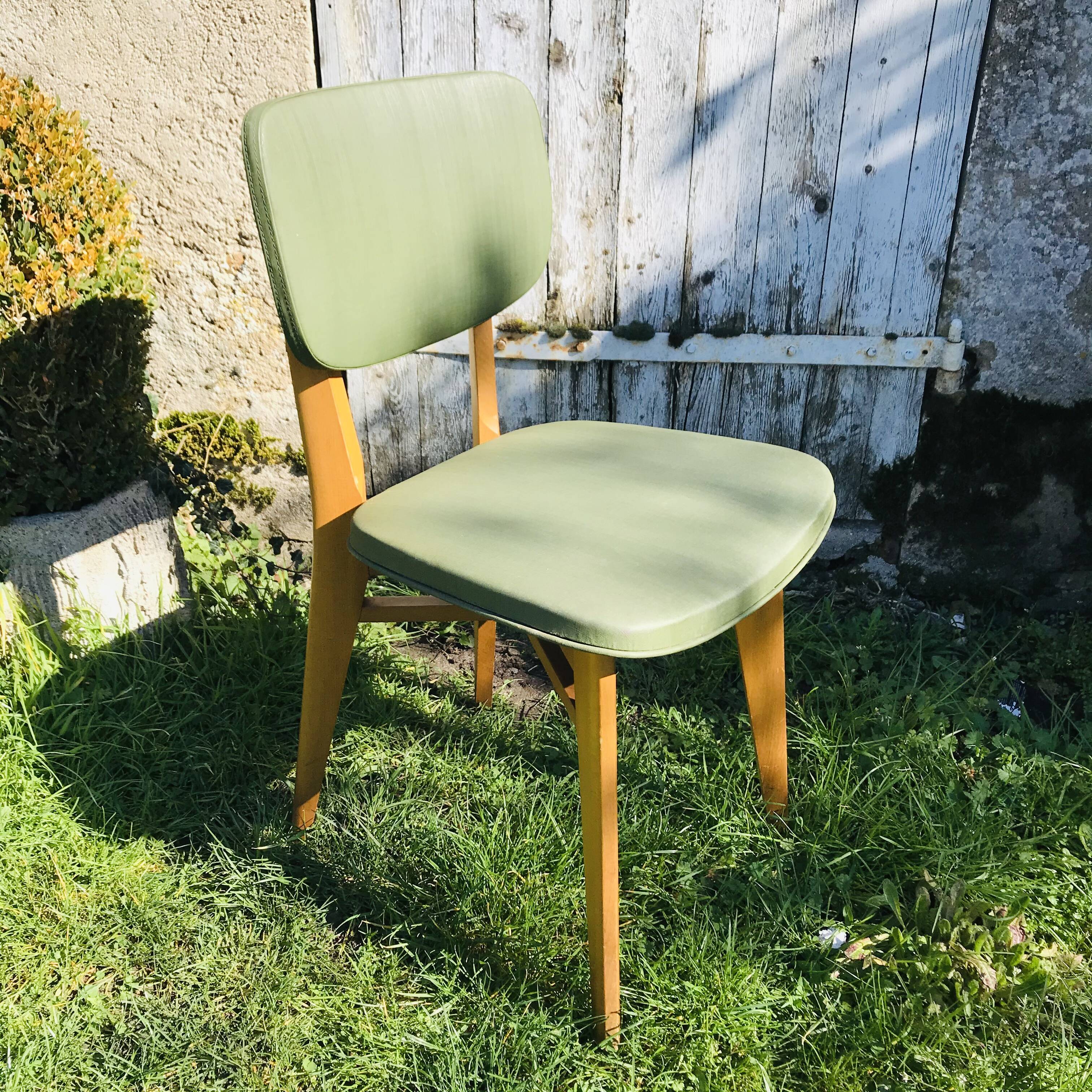 6 vintage bistro chairs 50/60