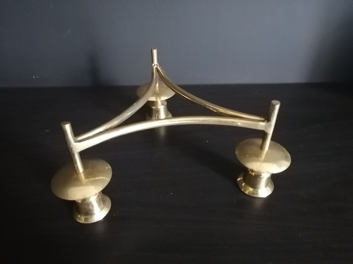 Brass candle holder