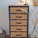 Vintage oak chiffonier