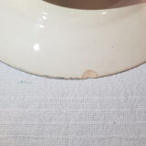 Compotier or cake display in earthenware by E. Bourgeois, iron earth. Cake stand.