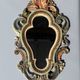 Miroir florentin vintage polychrome – Italie, années 1950