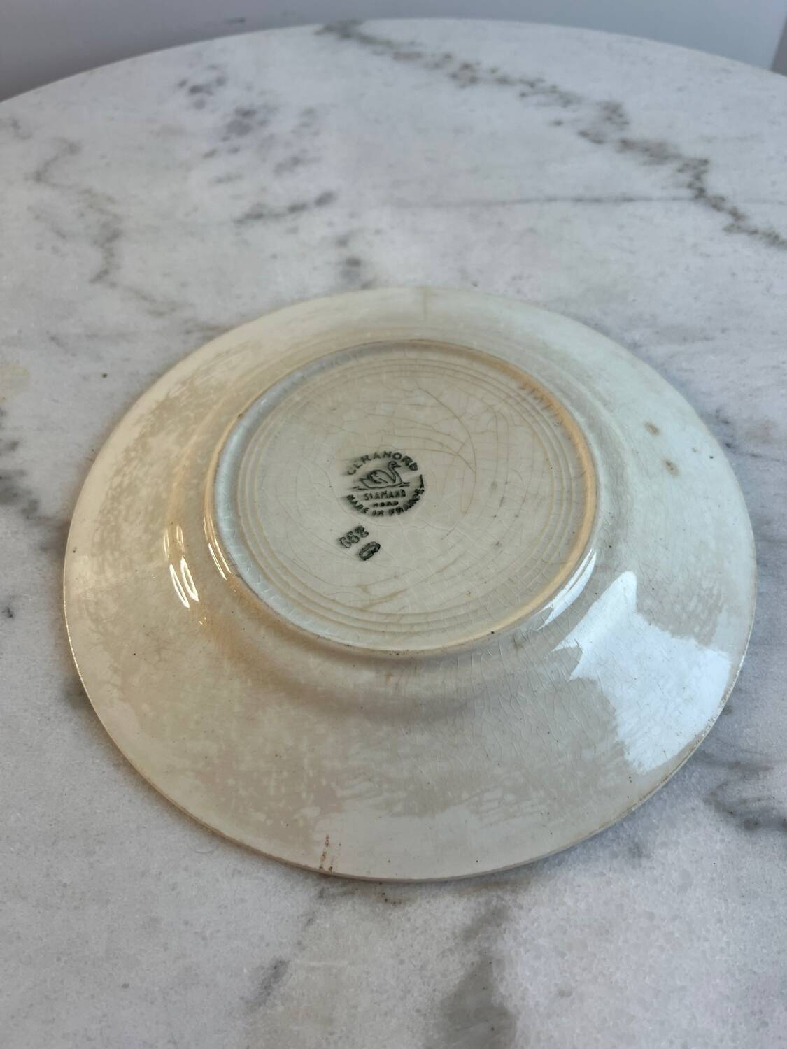 Céranord Siamand dessert plate