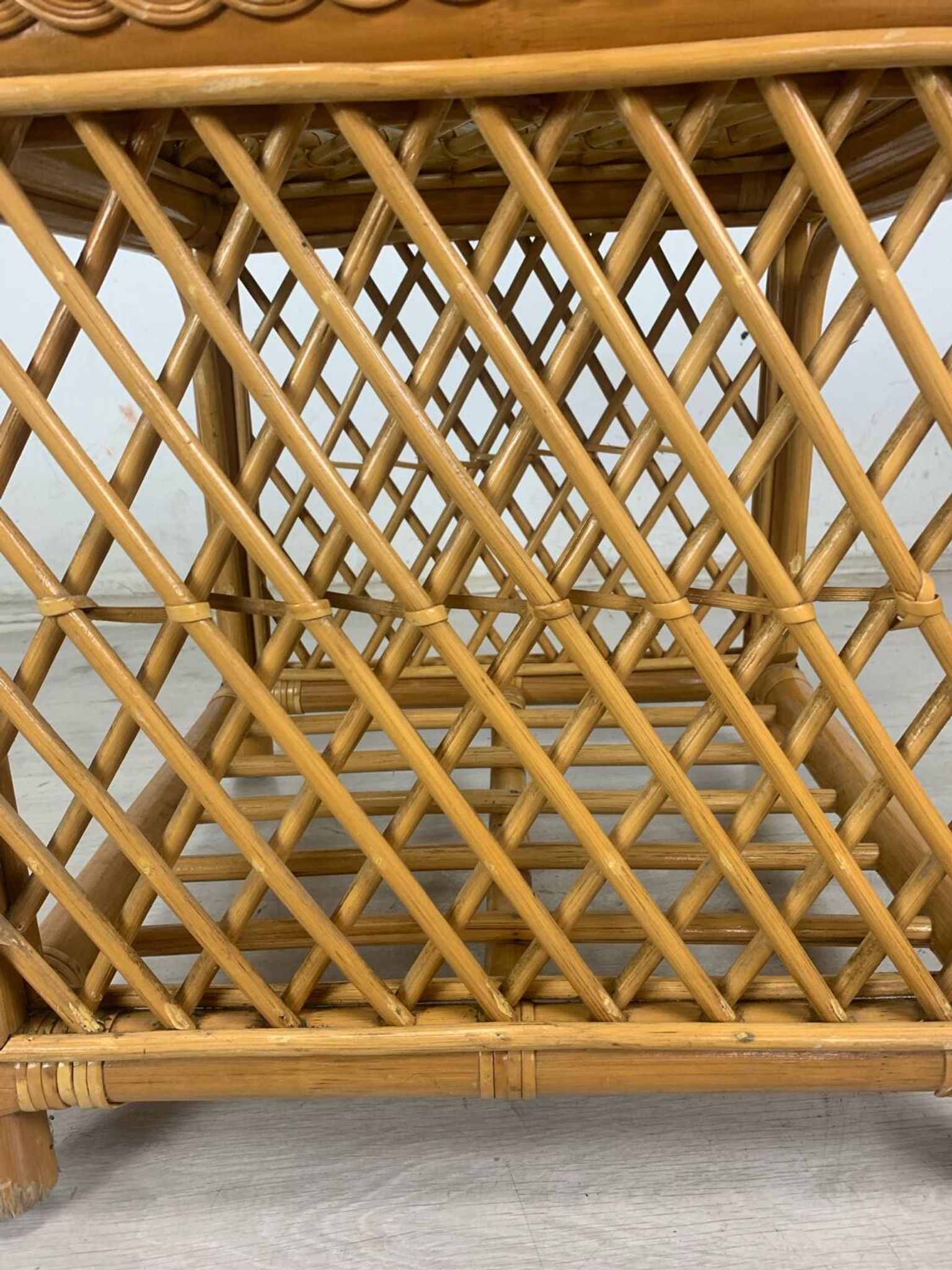 Rattan coffee table
