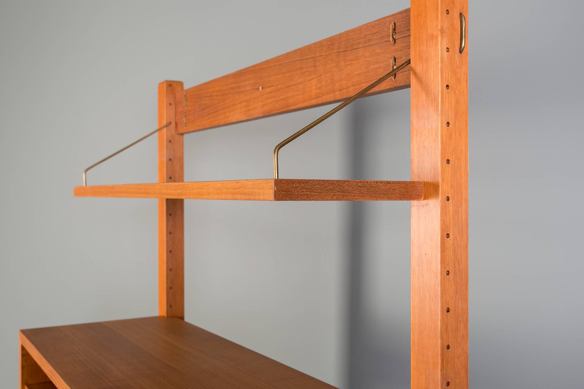 Teak Modular Wall Unit, Brodrene Jatog Mobelfabrik, Norway, 1960s