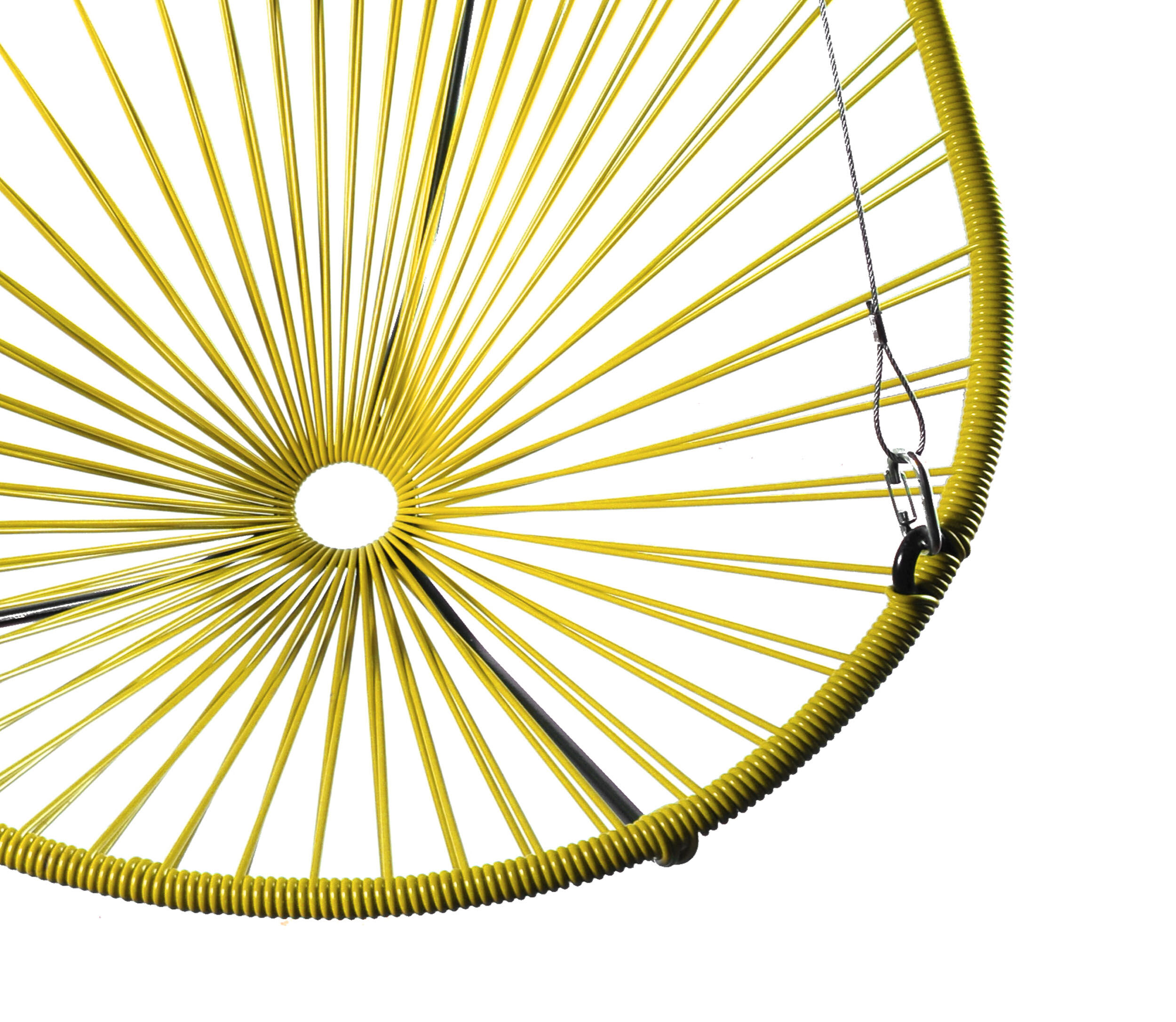 Acapulco hanging yellow armchair