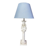 Alabaster table lamp "La Dame de Pic"