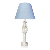 Alabaster table lamp "La Dame de Pic"
