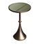 Table basse ronde en verre miroir de luxe légère, table d'appoint rétro pour salon