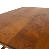 Table basse scandinave en teck massif par Yngvar Sandström - 1960
