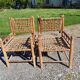 Wood and Rope Armchairs