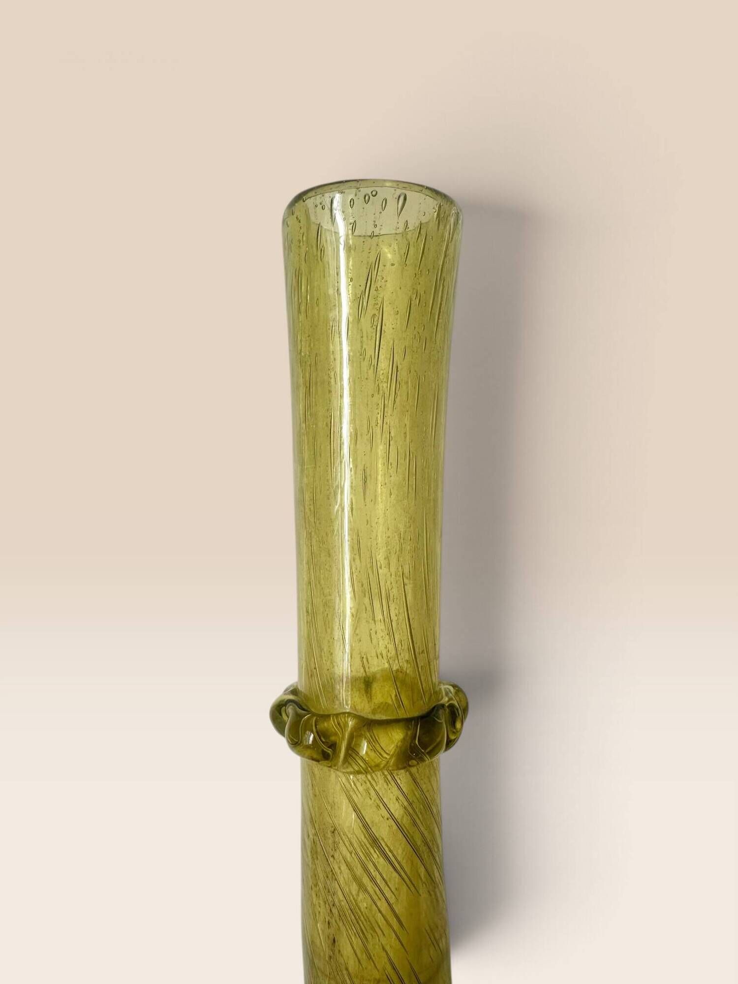 Bubble glass soliflore vase Biot