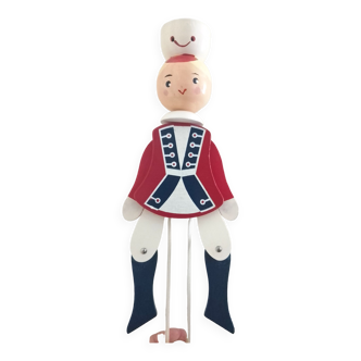 Wooden articulated puppet