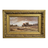 Charles Ledaic – Animated Landscape – Oil on panel -