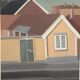 Original Vintage Swedish Oil on Canvas – “City Scene” by Gunnar Fohlin – Signed & Dated 1987 – Vintage & Framed