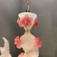 Venetian Murano glass flower chandelier, 1960s