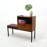 Telephone Bench in Wood and Metal, 1970s