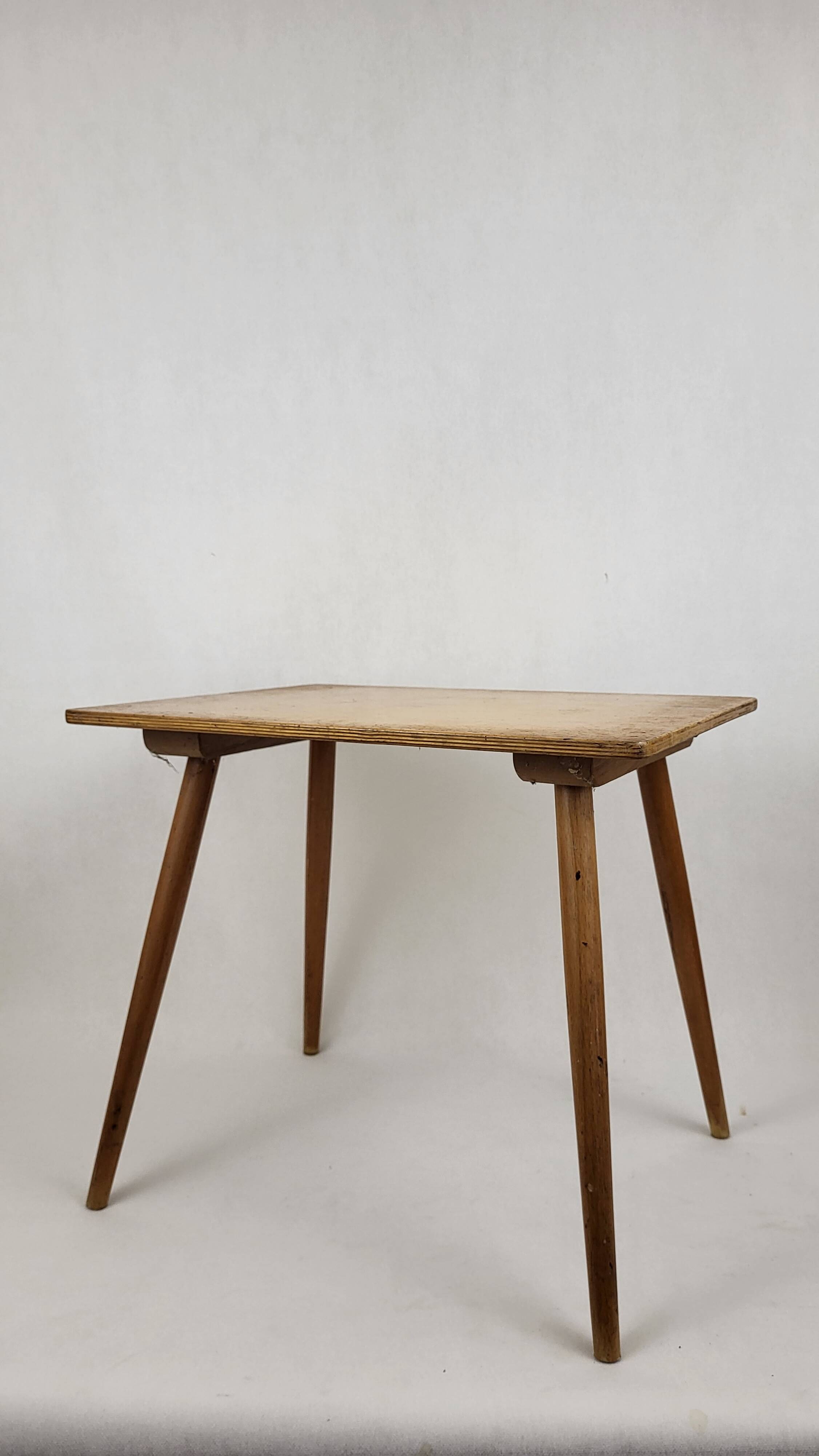 Coffee table spindle legs 1960s