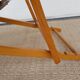 60s slatted sunbed lounger in 60s slats