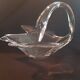 Coupe Vide-poche cristal de Vannes Le Châtel en forme de Cygne