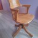 Fauteuil de bureau pivotant dit " américain " époque  1930/40
