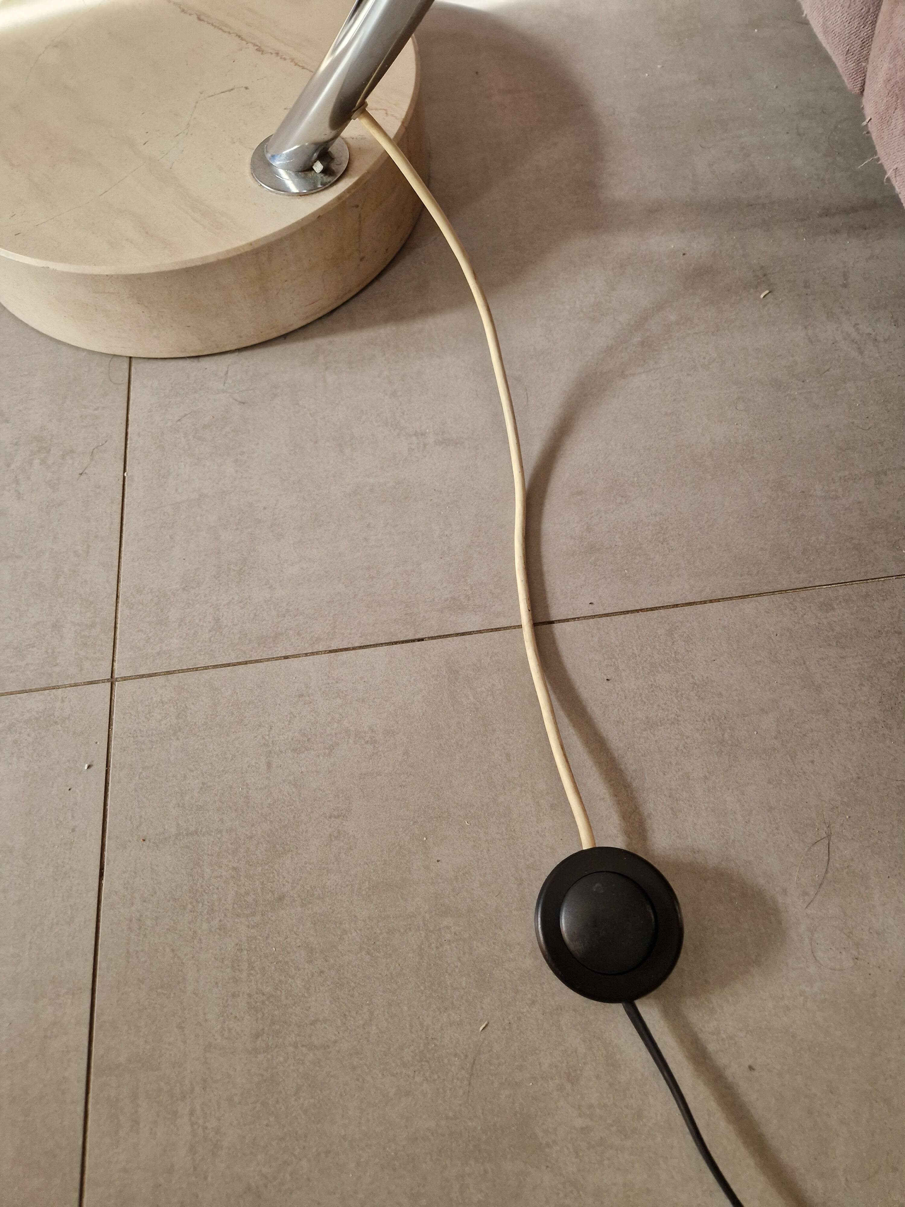 Lampe vintage Roche bobois arc année 70