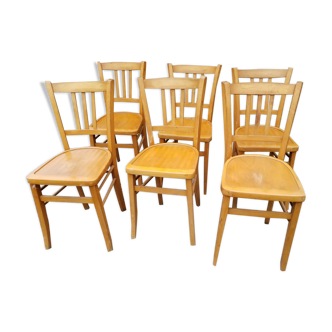 6 old chairs
