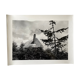 Photograph black and white silver print cira 1970 thatched cottage campaign
