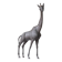 Mid-century french brass patinated giraffe object