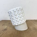 Vintage White Porcelain Wall Light, 1970s