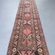 Tapis runner turc 409x70 cm laine tribal vintage