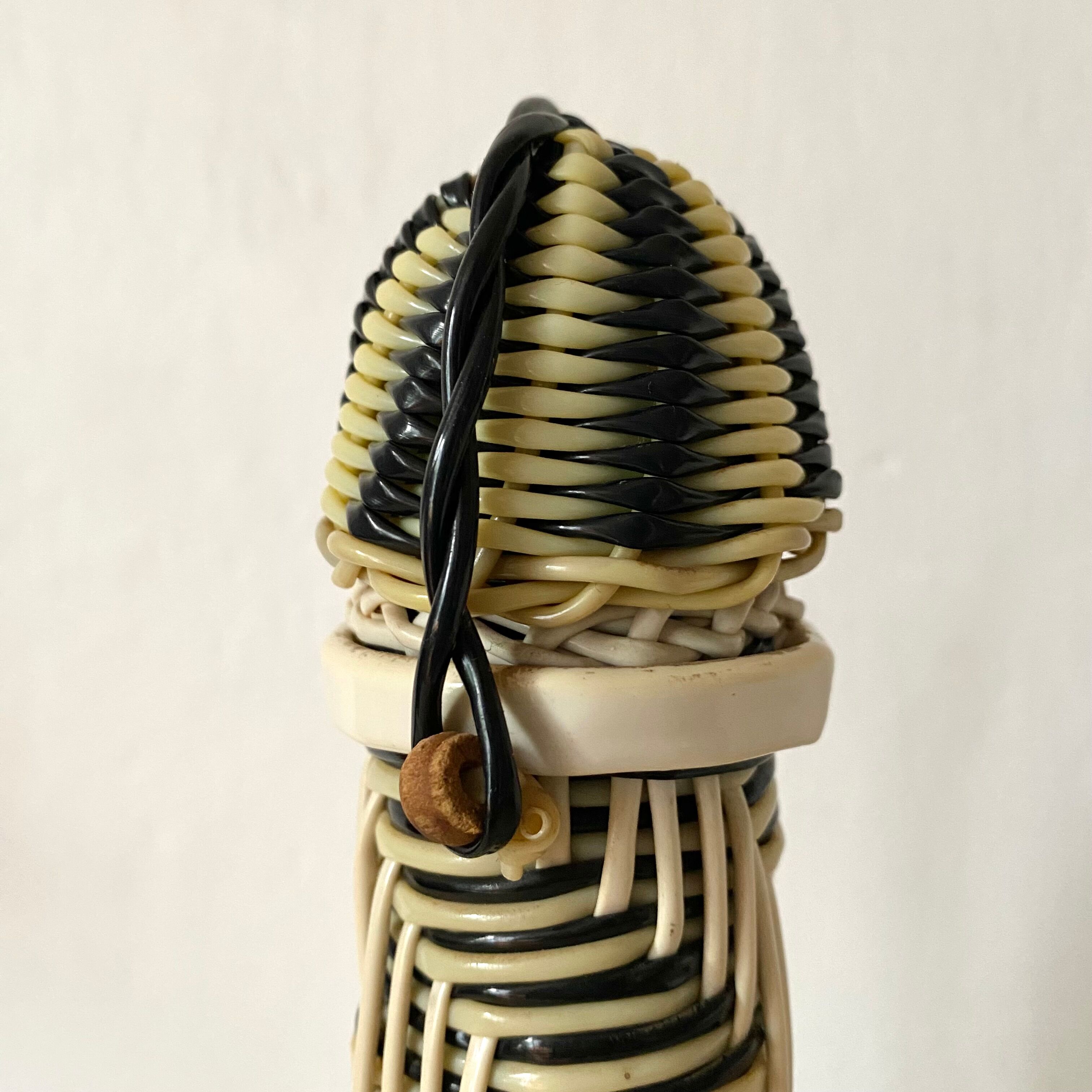 Vintage scoubidou bottle