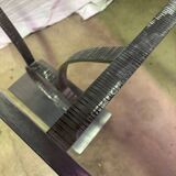 Steel and glass console