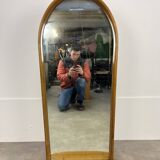 Mirror with wooden frame, ogive shape, 1960s
