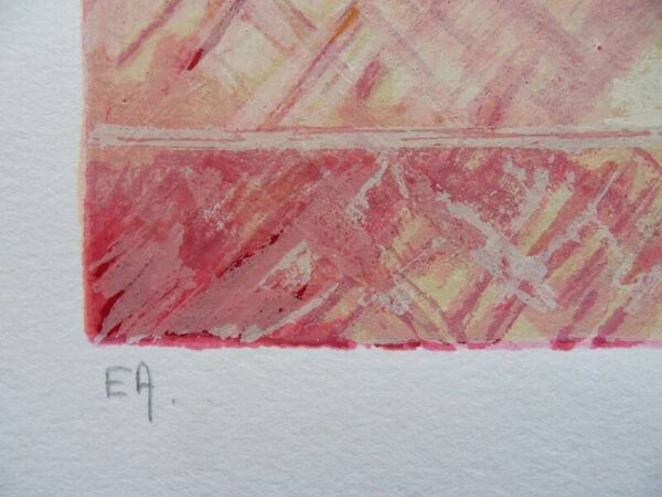 Michel Henry : Bouquet de coquelicots, sérigraphie originale signée