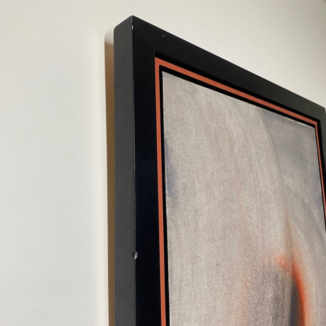 Modern painting by isabelle de duve - utopie 'peut-être' - 1988