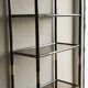 Metal and glass shelf - Italy, 1970s
