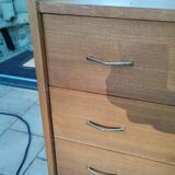 Commode ancienne vintage pieds compas