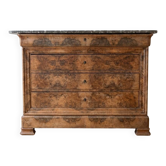 Set of antique solid wood chests of drawers