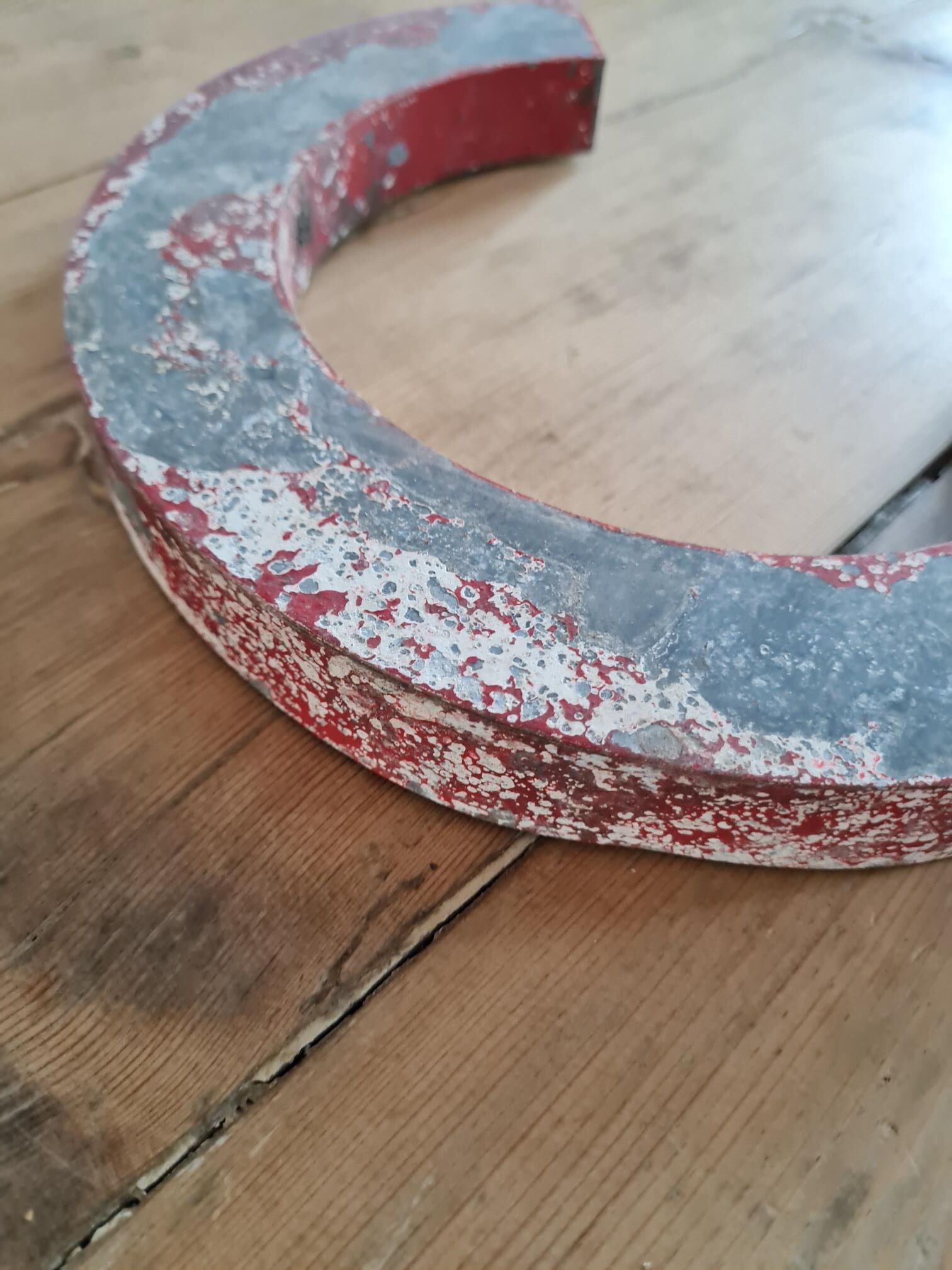 Vintage antique sign letter