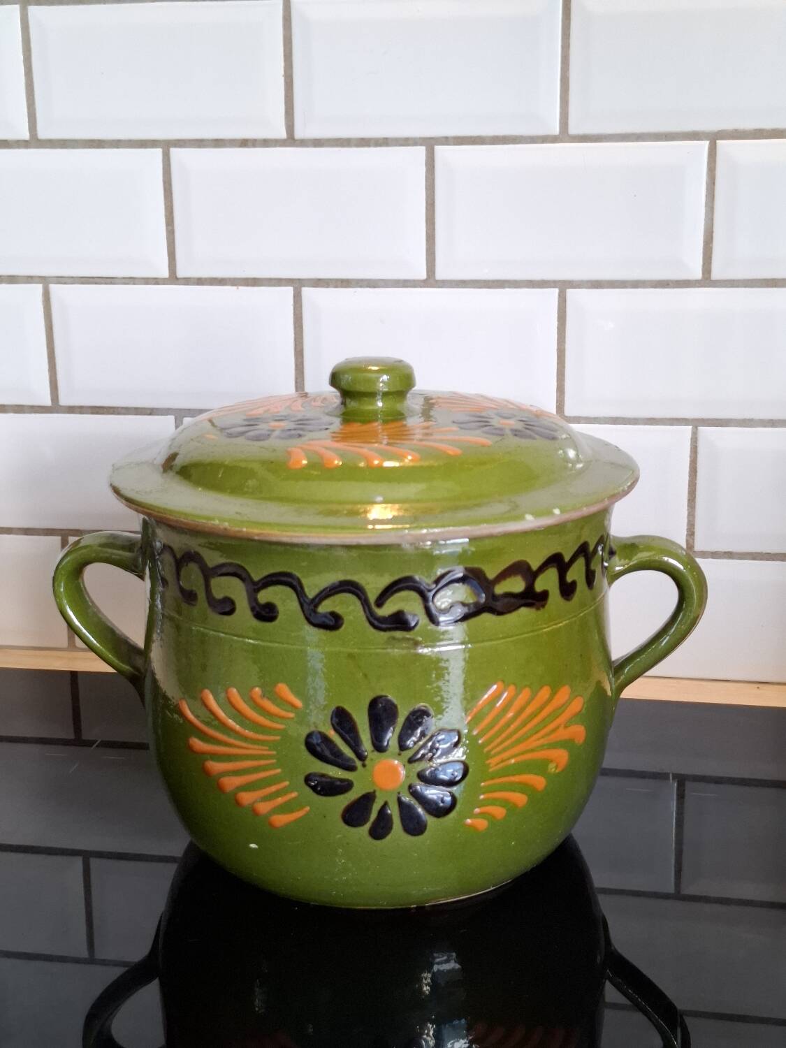 Terracotta soup tureen
