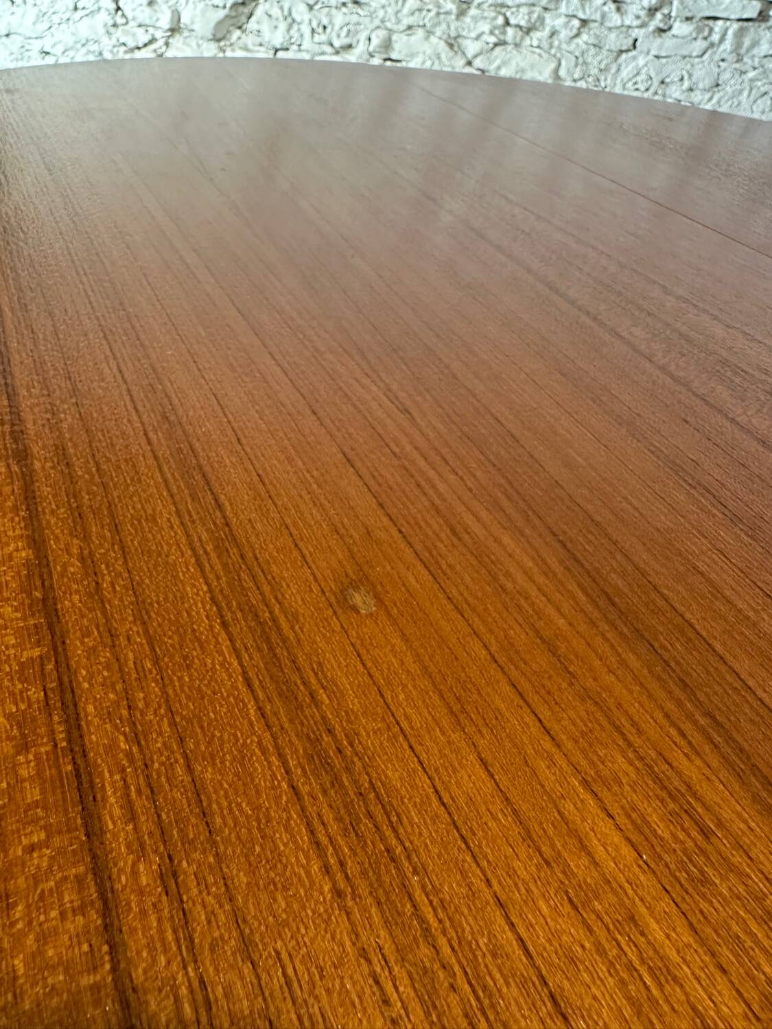 1960s Scandinavian extendable teak round table