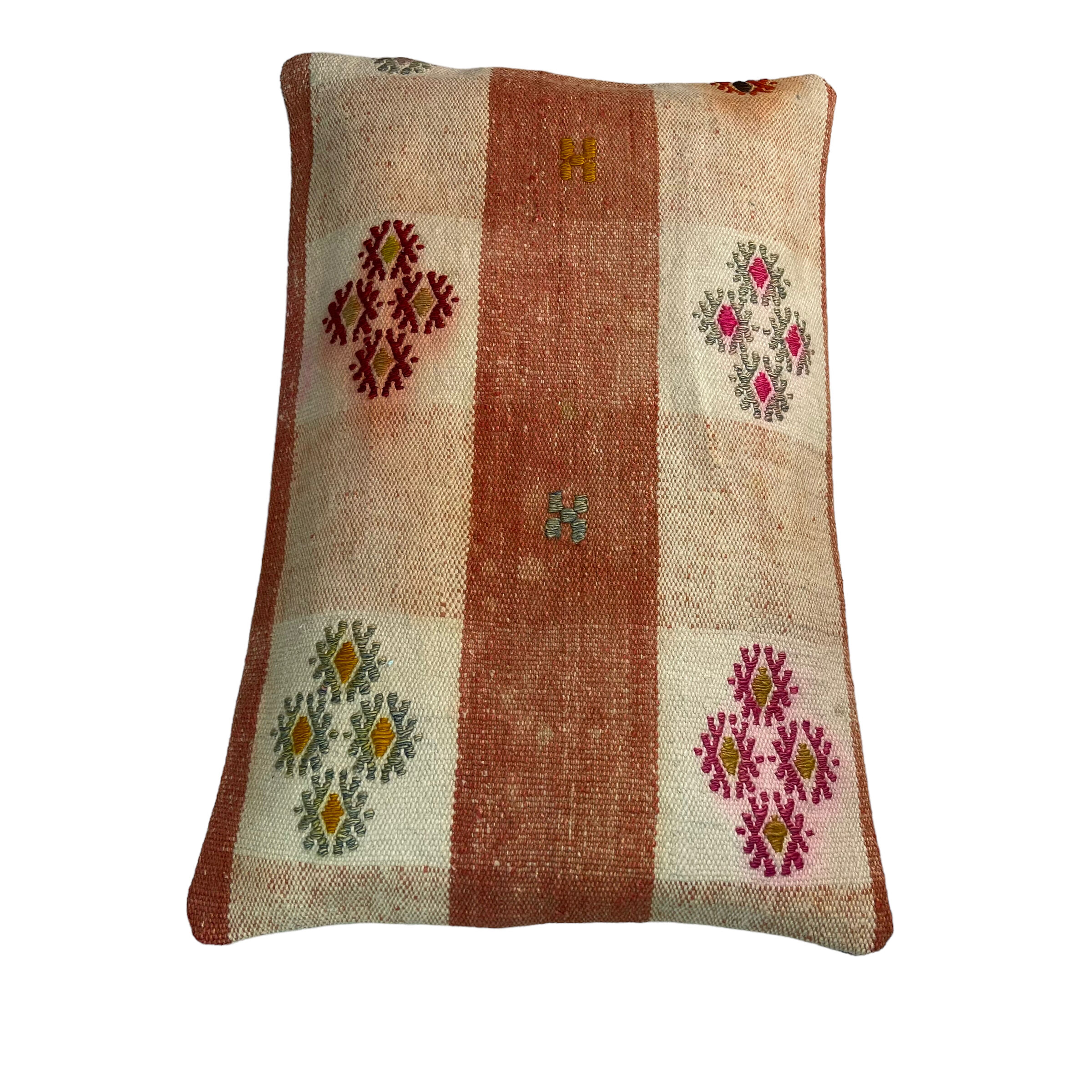 Housse de coussin kilim turc vintage 30x50cm