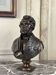Bronze bust of Admiral Hucos, signed Dubray 1854