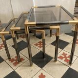 Set of 3 80s nesting tables