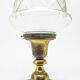 Lampe suspendue vintage en laiton, années 1930
