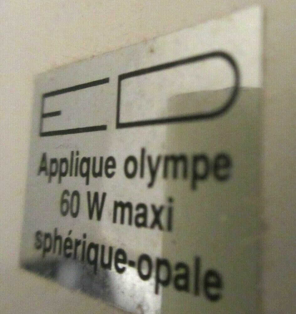 Vintage lamp, Guzzini semi-spherical applique, olympus model, 1970