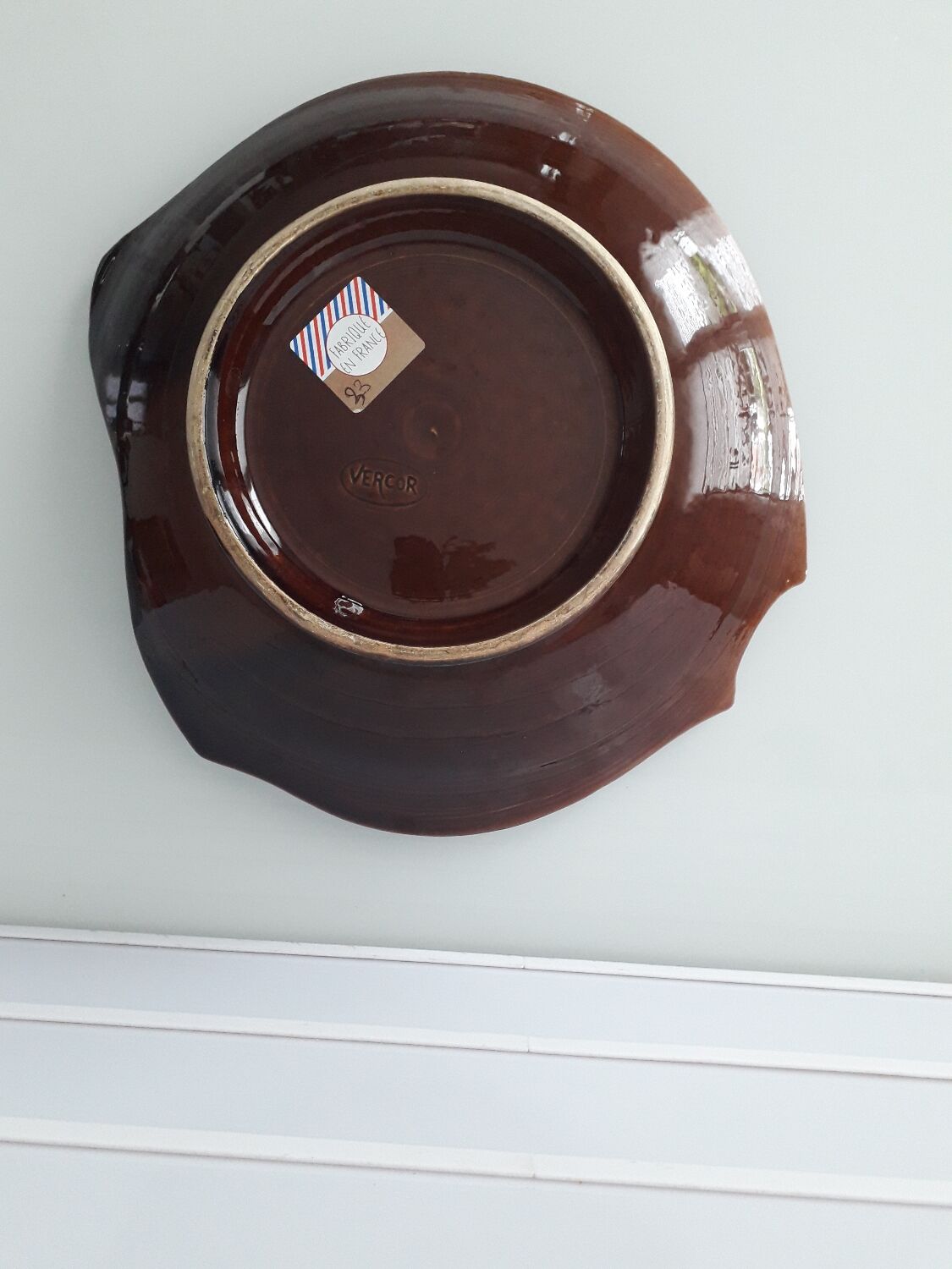 Vintage dish vercor ceramic 31 cm