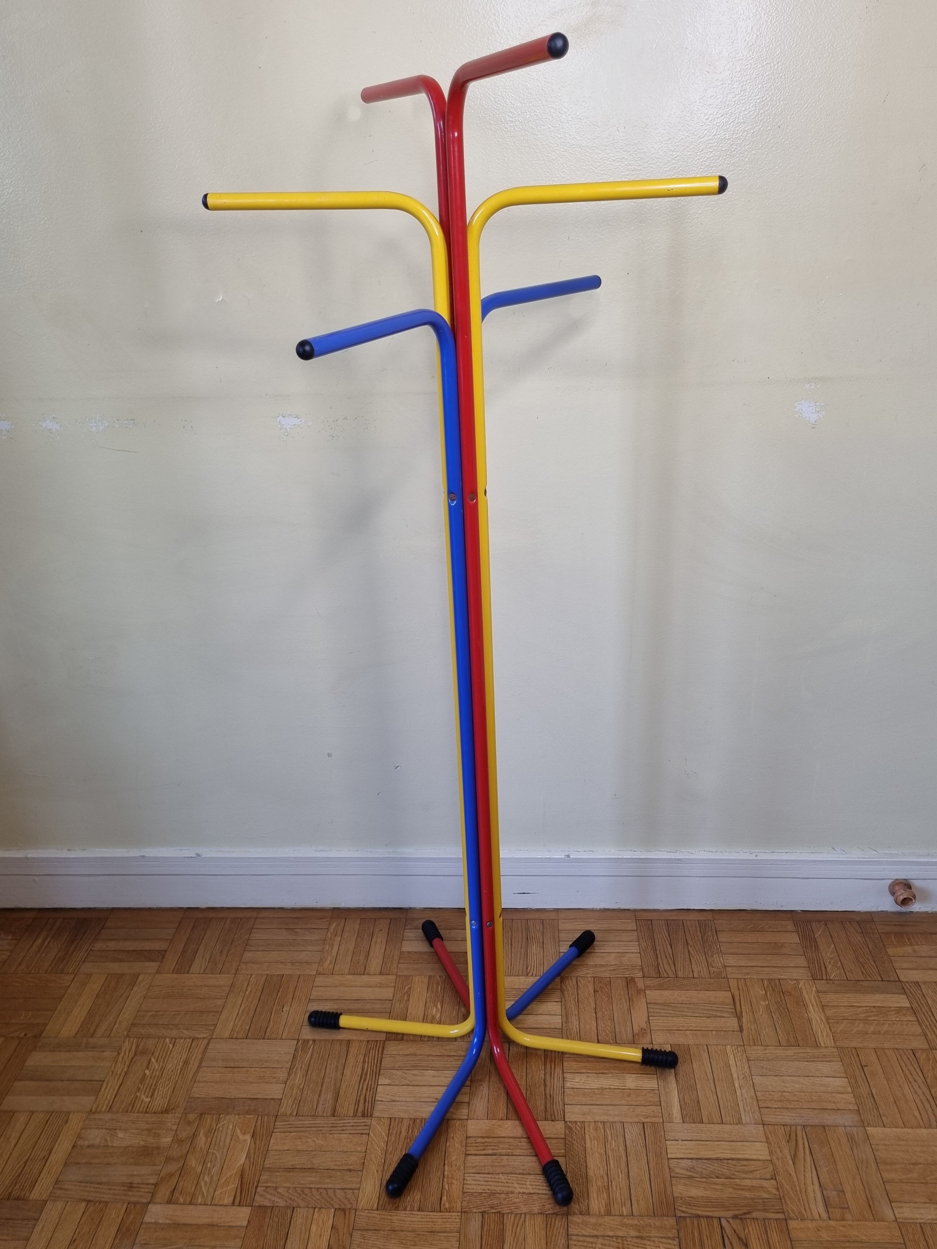 Colorful coat rack Tord Bjorklund 80s